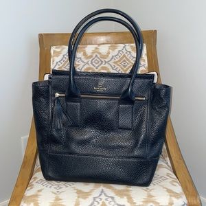 Kate Spade Black Pebbled Leather Bag ♠️